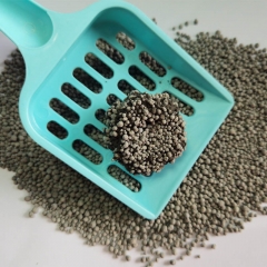 Odor Control Bentonite Cat Litter Mixed With Activated-Carbon Ball Shape 1-3.5mm
