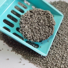Odor Control Bentonite Cat Litter Mixed With Activated-Carbon Crushed Shape 1-2.8mm