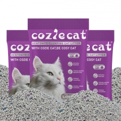 COZIE CAT-B Bentonite Cat Litter Ball Shape Lavender Scent