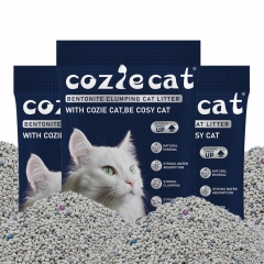 COZIE CAT-B Bentonite Cat Litter Ball Shape Apple Scent Strong Clumping