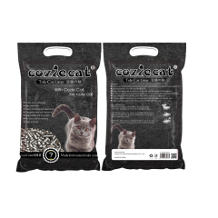 COZIE CAT-E Tofu Cat Litter Carbon Scent 2mm Easy Clean Quick Absorption Flushable