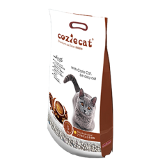 COZIE CAT-A Bentonite Cat Litter Ball Shape Coffee Scent Strong Clumping