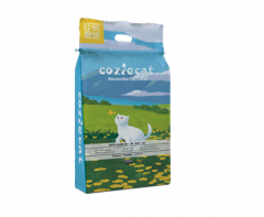 COZIE CAT-C Bentonite Cat Litter Ball Shape Lemon Scent Strong Clumping