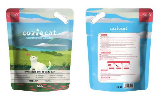 COZIE CAT-D Irregulat Bentonite 0.5-2mm Fresh-Air Natural Mineral Cat Litter