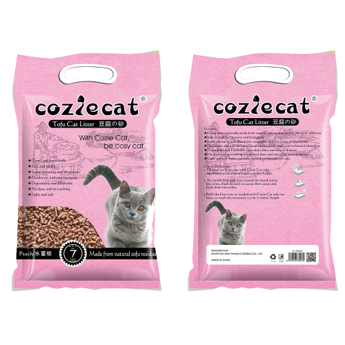 COZIE CAT-E 豆腐猫砂 蜜桃香味 可溶于水 2mm