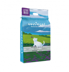 COZIE CAT-C Bentonite Cat Litter Ball Shape Lavender Scent Strong Clumping