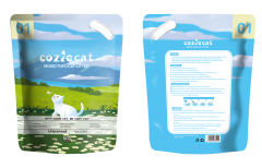 COZIE CAT-F Mix Tofu Cat Litter 2mm Easy Clean Quick Absorption