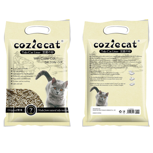 COZIE CAT-E Tofu Cat Litter 2mm Easy Clean Quick Absorption Flushable