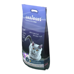 COZIE CAT-A Bentonite Cat Litter Ball Shape Lavender Scent Strong Clumping