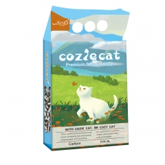 COZIE CAT-F Tofu Cat Litter Carbon 2mm Easy Clean Quick Absorption Flushable