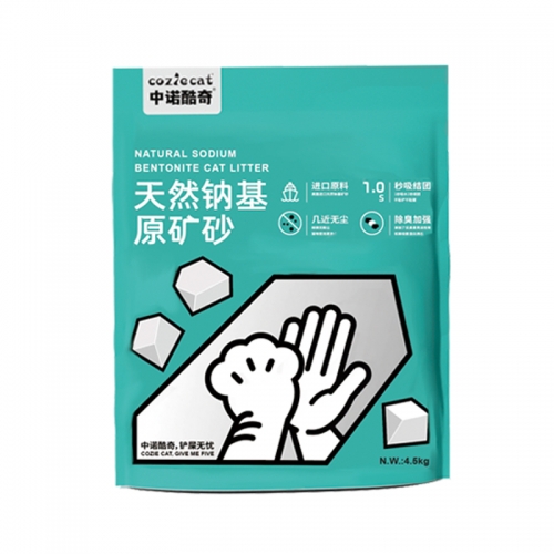 中诺酷奇-A Bentonite Cat Litter 0.5-2mm Strong Clumping 4.5KG