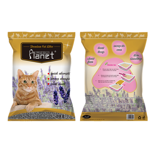 MEOW PLANET-B 膨润土球砂 薰衣草香1-3.5mm