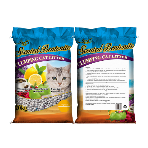 SINOFIZ-A Bentonite Cat Litter Ball Shape 1-3.5mm Fast Clumping