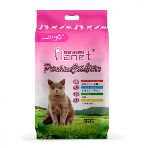 MEOW PLANET-C Bentonite Cat Litter Ball Shape 1-3.5mm Fast Clumping