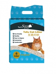 SINOFIZ-C Tofu Cat Litter 2mm Easy Clean Quick Absorption Flushable