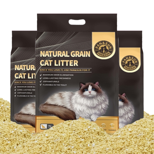 Pan&Sun-B NATURAL GRAIN CAT LITTER