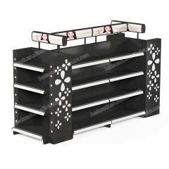 Modular Display Racking System With Top Storage