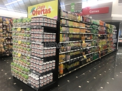 Hypermarket gondola shelving