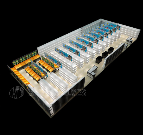 High quality supermarket shelves equipment