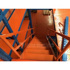 High Quality Powder Coating Customized Steel Mezzanine Floor