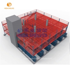 heavy duty warehouse pallet racking supported mezzanine floor racks