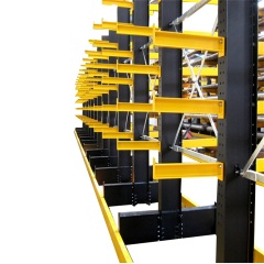 Factory High Quality Pipe or Lumber Warehouse Storage Cantilever Racking Systemlong bulky storage cantilever rack for furniture, lumber, tubing, textiles