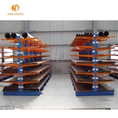 Economical Heavy Duty Warehouse Pipe Storage Galvanized Cantilever Racking System adjustable shelf