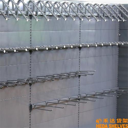 Hypermarket Gondola Shelving With Side Wire Mesh Panels,hook for items, shelving hooks