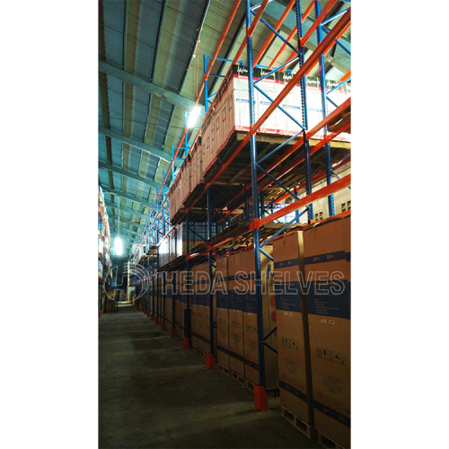 Heavy duty storage pallet racking