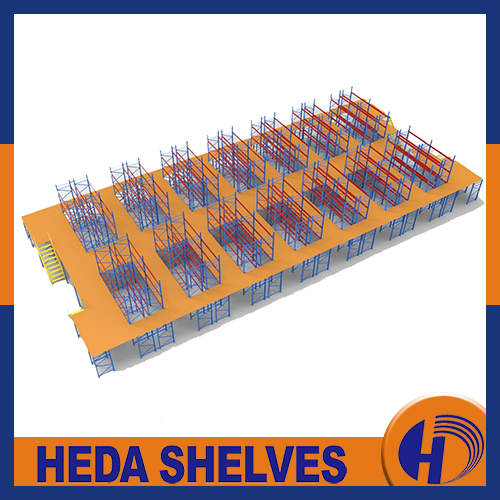 shelf supported mezzanine