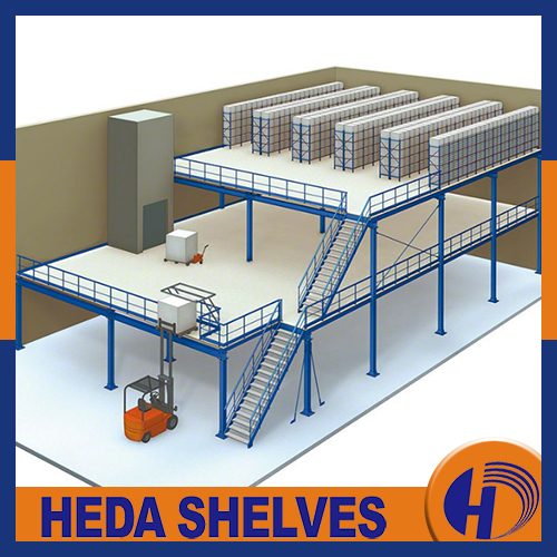 shelf supported mezzanine