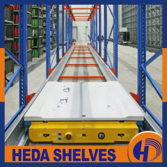 Radio shuttle pallet racking