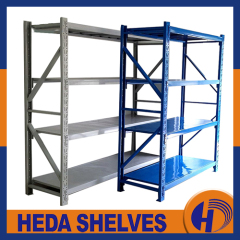 Light duty metal shelving