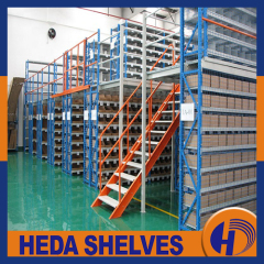 Mezzanine racking warehouse