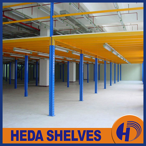 mezzanine rack, mezzanine system, mezzanine floor with light