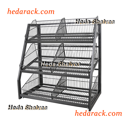 Metal Fruit And Veg Display Shelves,wire display rack,fruit display rack