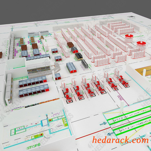 Supermarket Shelf layout Design for Bahrain client