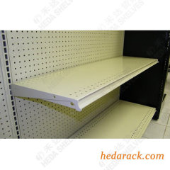 White Lozier Store Fixture Island Gondola Display Shelving