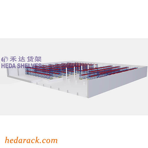 3D Drawing of Pallet Storage Rack for Philippine Clients