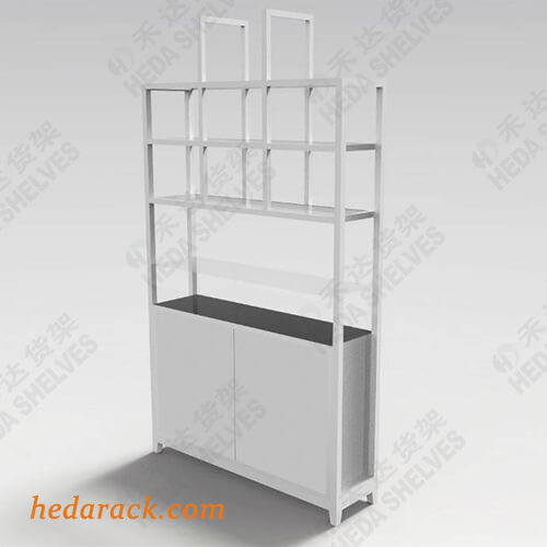 Glass Display Rack With Cabinet(7