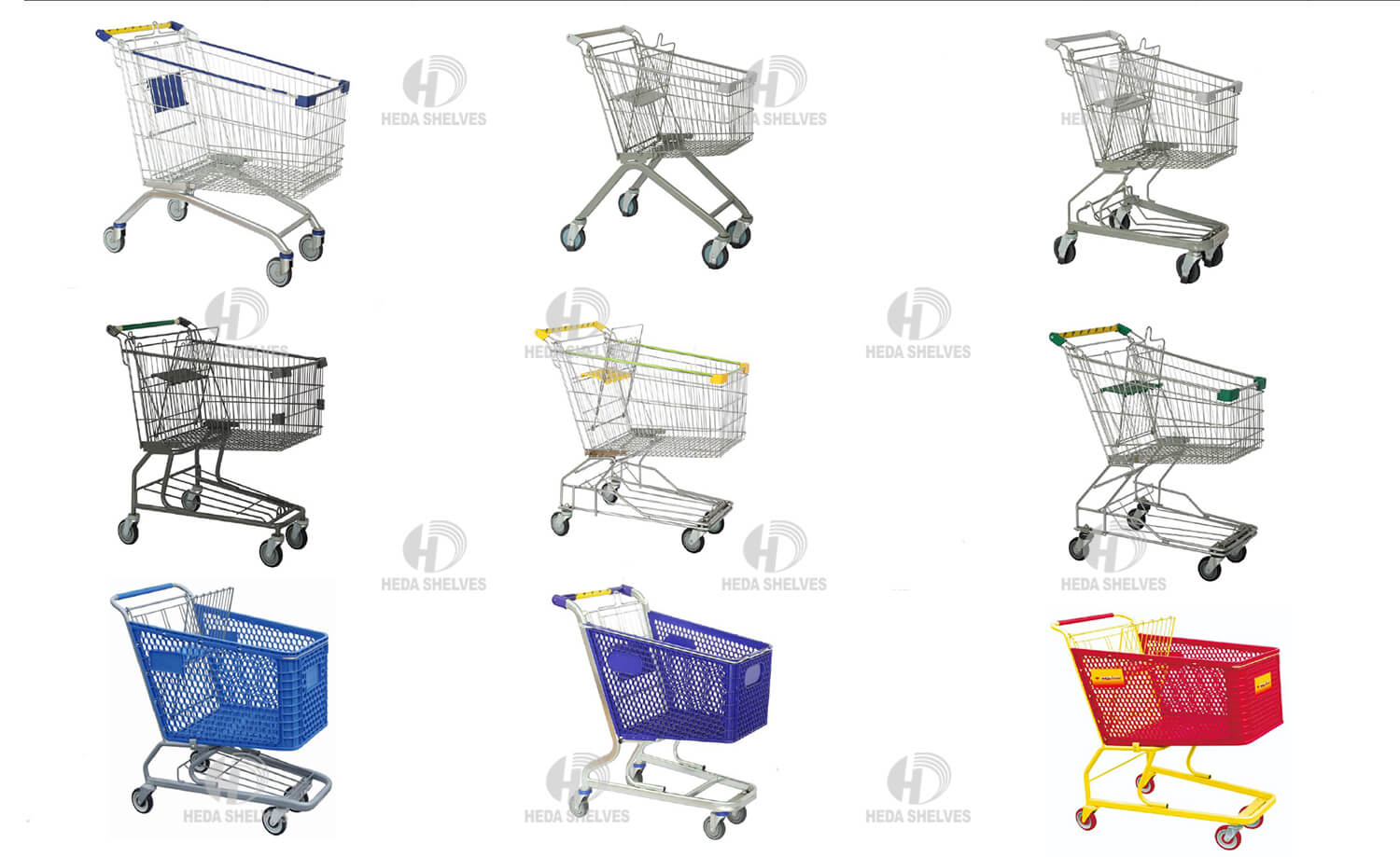 Supermarket Shopping Cart For Groceries HEDA
