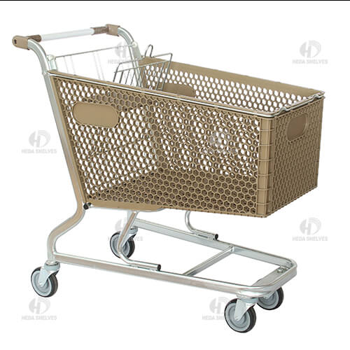 Supermarket Shopping Cart,Amercian Style Grocery shopping cart,shopping trolley,hybrid plastic shopping cart