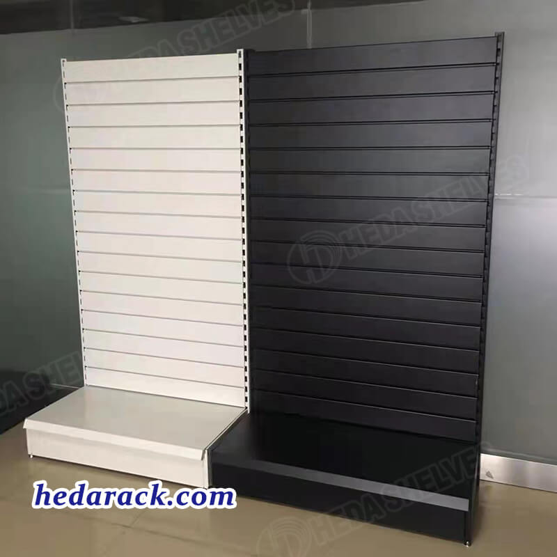 retail display rack,black display stand,slatwall display stand