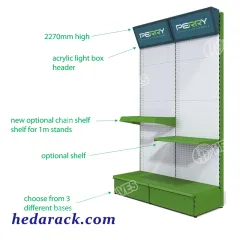 Europe Standard Perforated Tool Display Stand