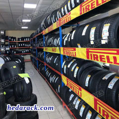Estante de almacenamiento de neumáticos de automóviles para concesionarios de automóviles