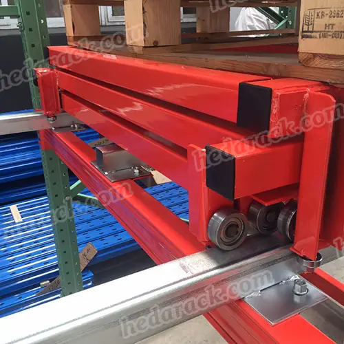 Push Back Pallet Racking Trolley