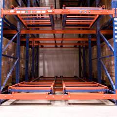 Push Back Pallet Racking