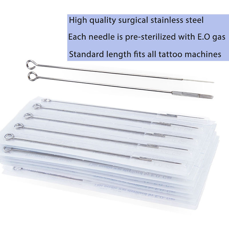 50pcs/box Flat Tattoo Needles Super Quality  Needles #12