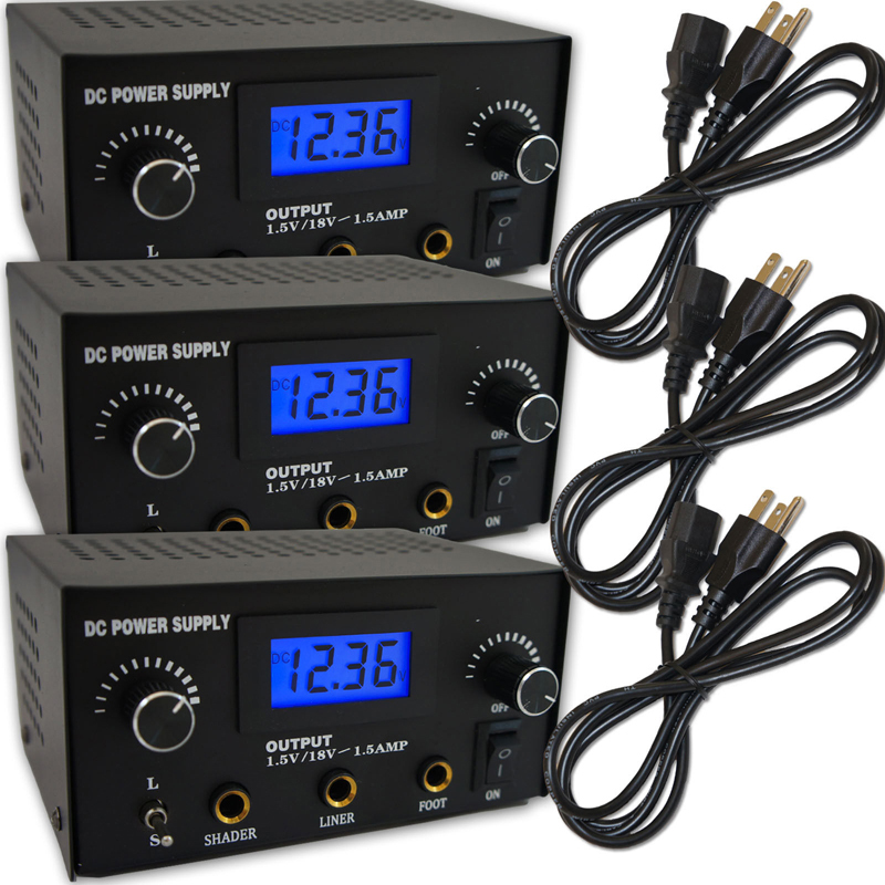 Digital Dual Tattoo Power Supply