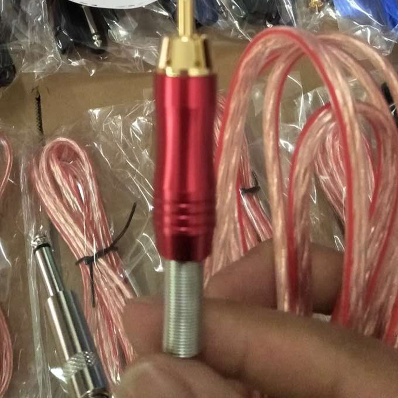 Transparent copper RCA cord 1.8m